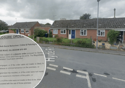 The closure order is in place for three months Pictures: Google/North Dorset Police