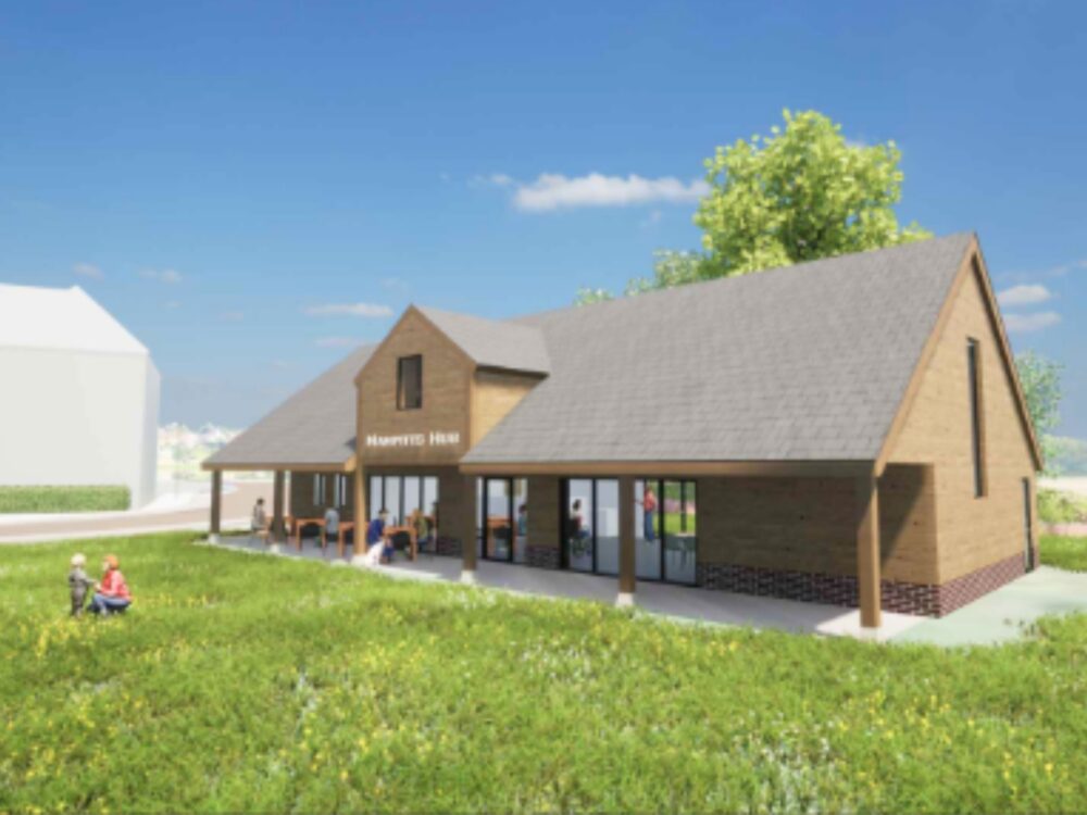 The hub is expected to open in spring 2026 Picture: Shaftesbury Town Council