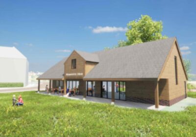 The hub is expected to open in spring 2026 Picture: Shaftesbury Town Council