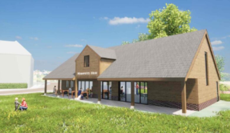 The hub is expected to open in spring 2026 Picture: Shaftesbury Town Council