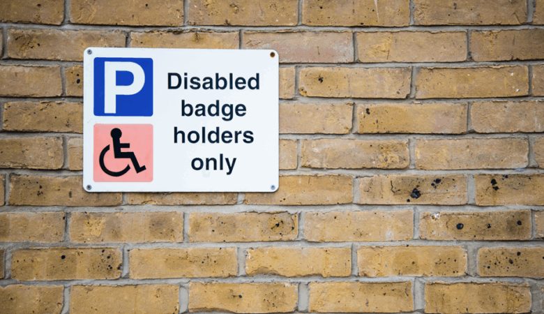 Wiltshire Blue Badge car park disabled