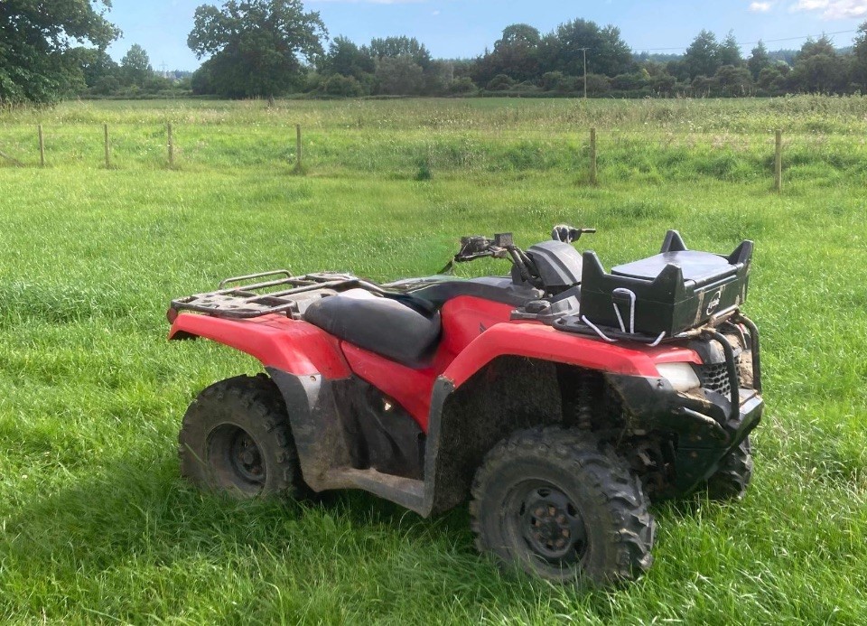 The red Honda quad bike is reportedly worth £5,000 Picture: Dorset Police
