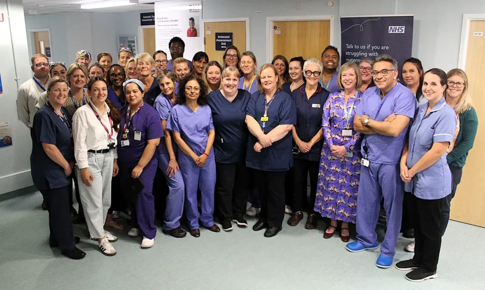 Maternity staff at DCH are celebrating the improved report from CQC inspectors. Picture: DCH