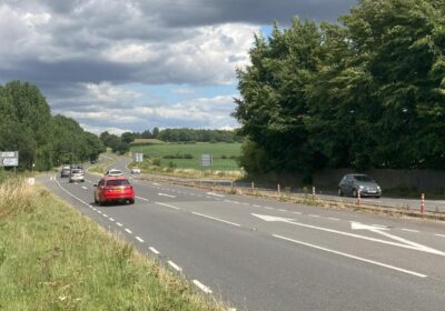 Vehicles approaching the junction from the west Picture: Dorset Council