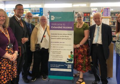 Library staff and councillors at the launch of the new initiative Picture: Dorset Council