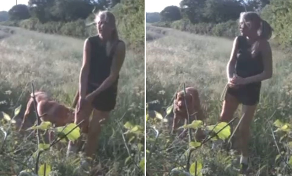Police are trying to identify the woman pictured Picture: Dorset Police Rural Crime Team