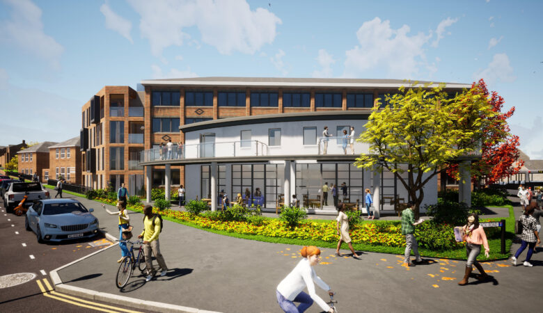 An artist’s impression of the new residential conversion of Vespasian House Picture: Red Tale Group