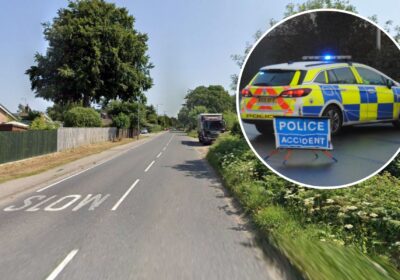 The crash happened in Warmwell Road, Crossway. Picture: Google