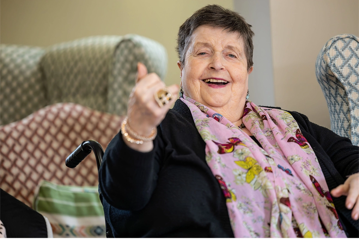 Catherine enjoying the show Picture: Colten Care