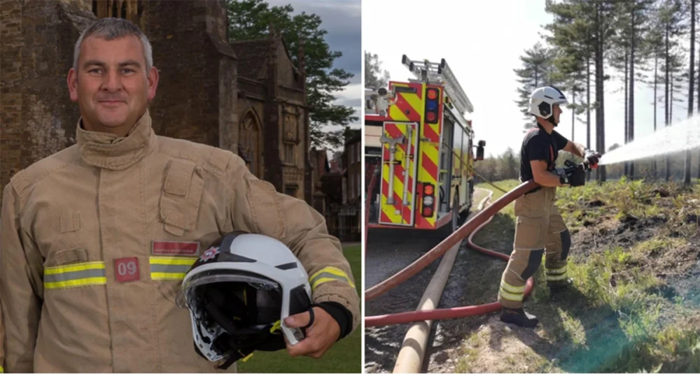 The fire service praised Simon for his sacrifice Picture: Sherborne Fire Station