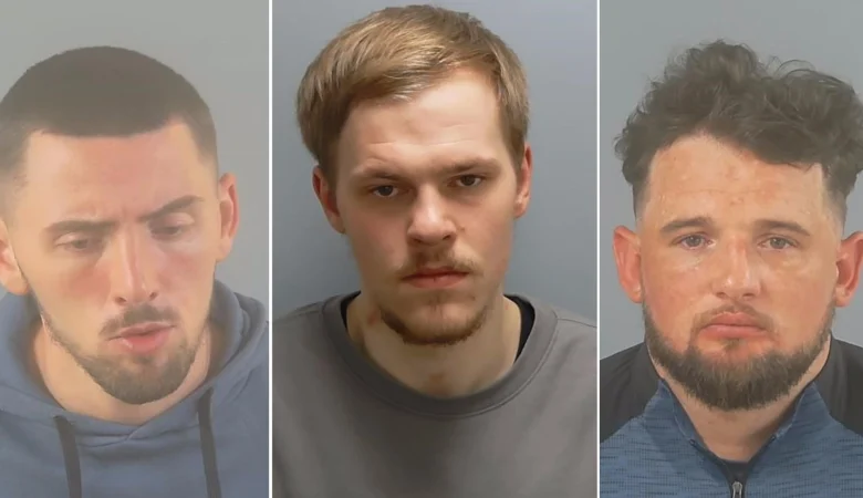 Benjamin Cross, Bradley Paddick and George Berry. Both Berry and Cross played leading roles, police said Pictures: Hampshire & Isle of Wight Police