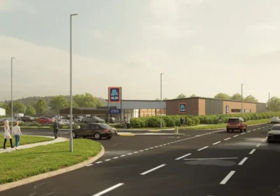What the new store could look like from the A357 Picture: Aldi
