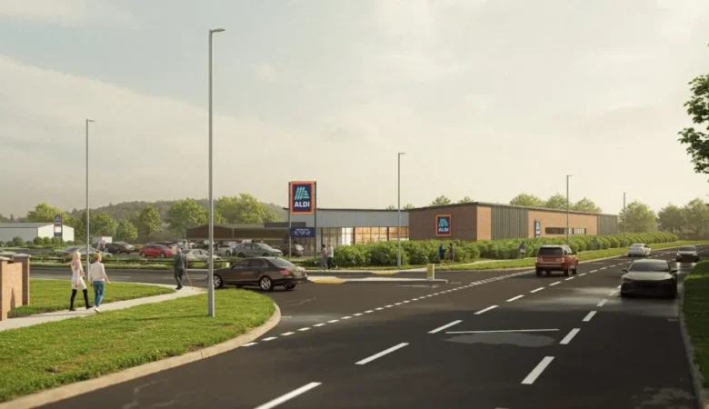 What the new store could look like from the A357 Picture: Aldi