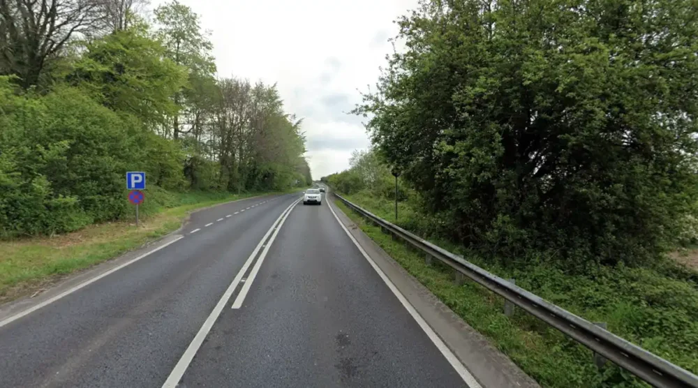 The robbery occurred in a layby on the A303 at Chaddenwick Hill, near Mere. Picture: Google
