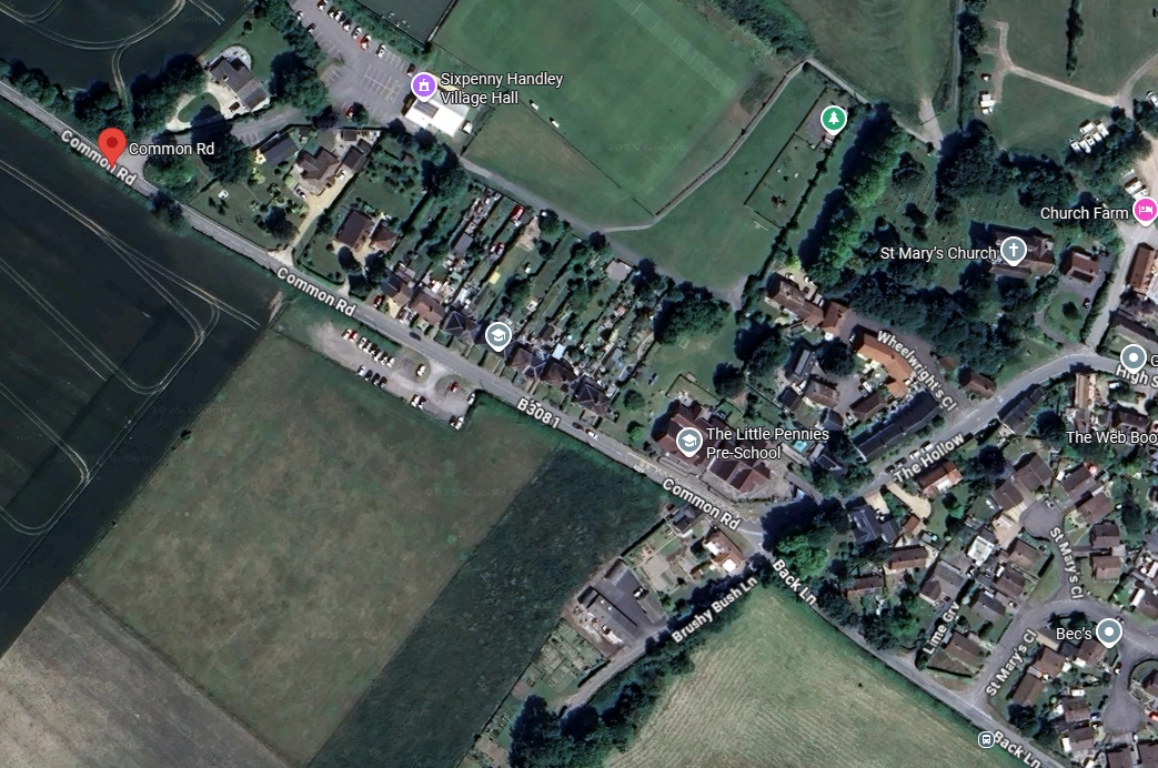 The application site Picture: Google