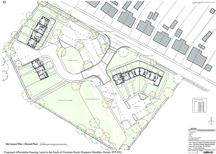 The proposed site layout plan Picture: Adrian Morris Architecture