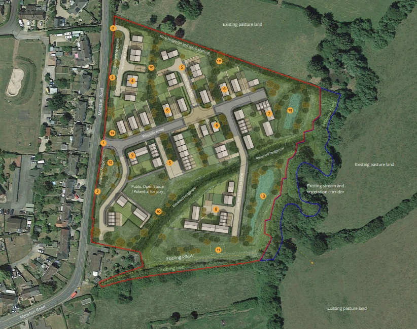 The illustrative layout plan for the site Picture: CliftonEmerydesign