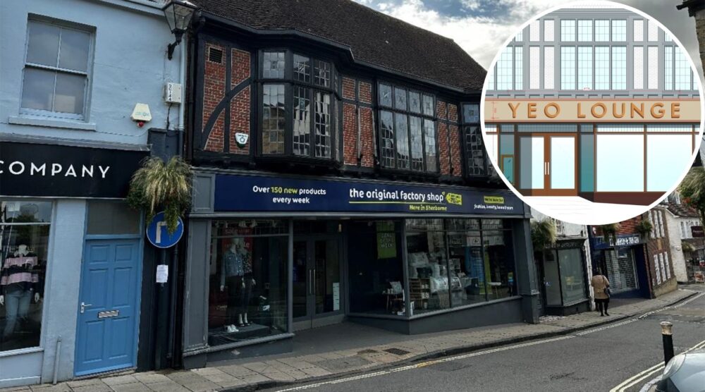The Yeo Lounge is set to take on the premises formerly occupied by M&Co and The Original Factory Shop. Picture: Reade Associates/Dorset Council
