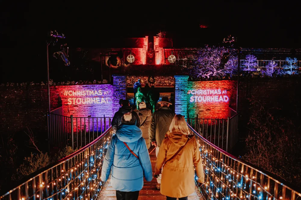The Christmas at Stourhead light trail has a host of new features for 2025. Pictures: Luke Dyson/National Trust