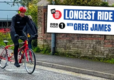 Radio 1 DJ Greg James passing through Wincanton. Picture: Paul Jones/Somerset Leveller