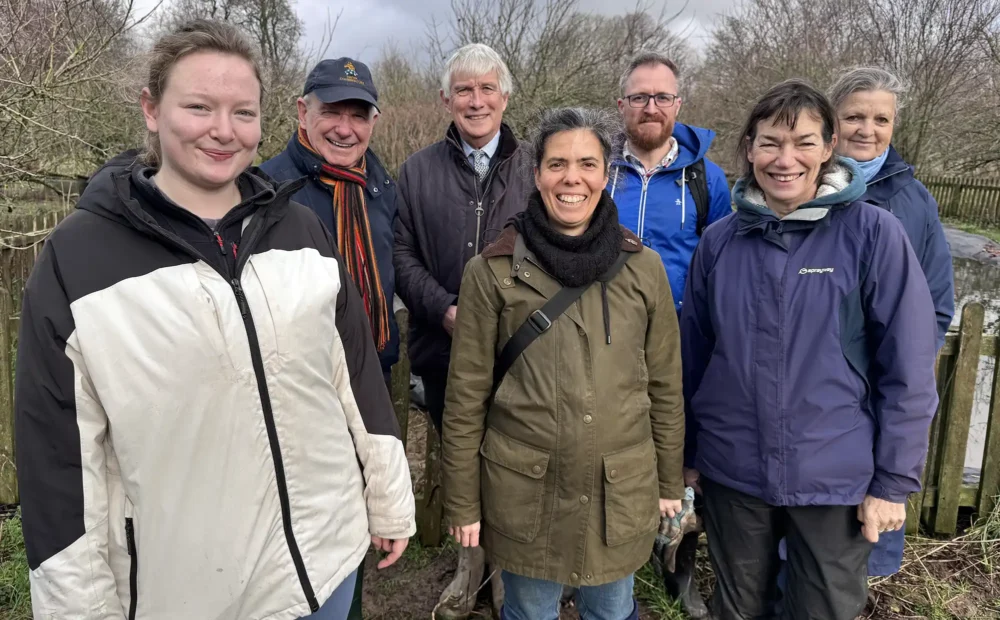 DCF members during a visit to Transition Town Dorchester