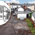 The site, a former car park behind The Bear Inn, in Wincanton, has permission for three homes. Pictures: Right Move/Allen Heritage