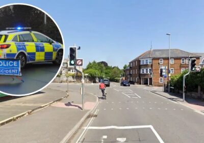 The crash, in Dorchester, happened on Monday morning. Picture: Google