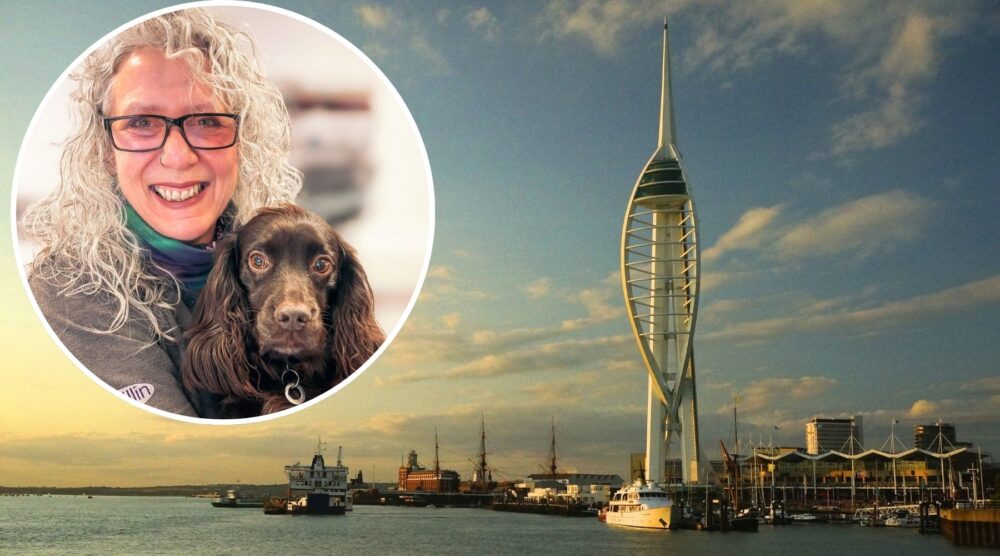 Carol Murgatroyd is preparing to abseil more than 100 metres down Portsmouth’s iconic Spinnaker Tower