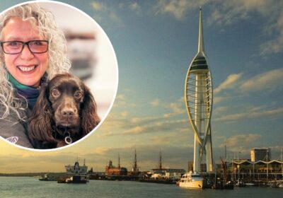 Carol Murgatroyd is preparing to abseil more than 100 metres down Portsmouth’s iconic Spinnaker Tower