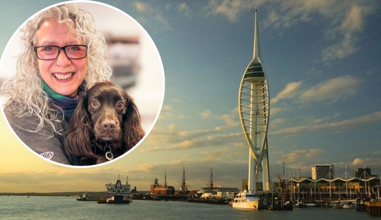 Carol Murgatroyd is preparing to abseil more than 100 metres down Portsmouth’s iconic Spinnaker Tower