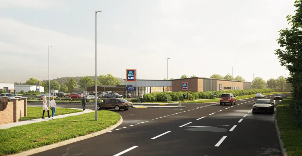 How the new Aldi store in Sturminster Newton could look. Picture: Aldi