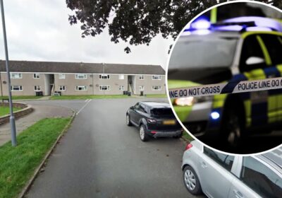 The suspected arson attack occurred in South Avenue, Sherborne, police said. Picture: Google