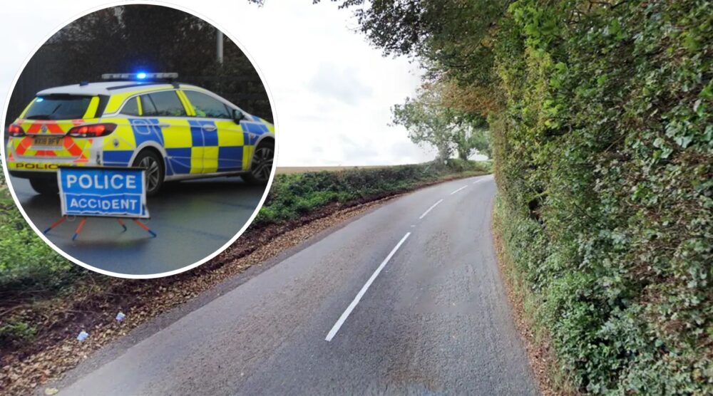 The tragic crash happened on the B3148 at Rimpton Hill, near Marston Magna. Picture: Google