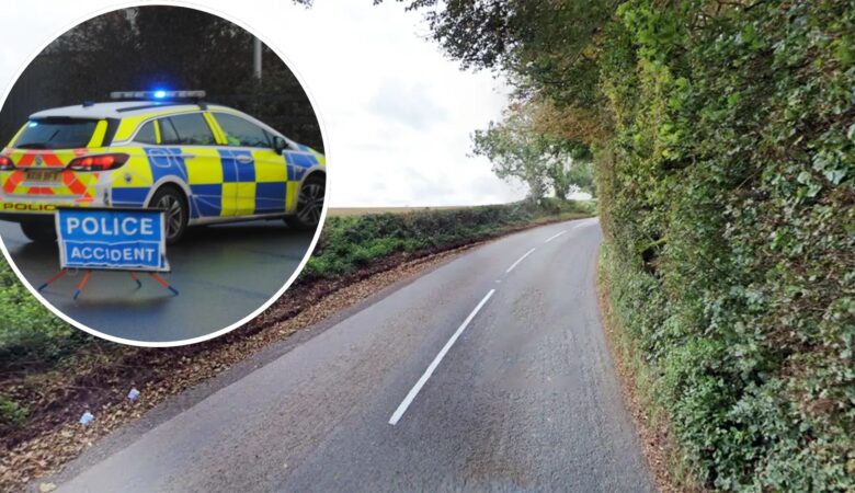 The tragic crash happened on the B3148 at Rimpton Hill, near Marston Magna. Picture: Google