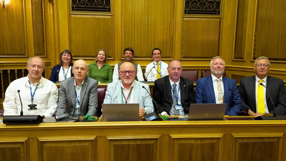 Members of the new-look Dorset Council Cabinet. Picture: Dorset Council
