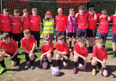 Sturminster Newton Under 14s in their new kit