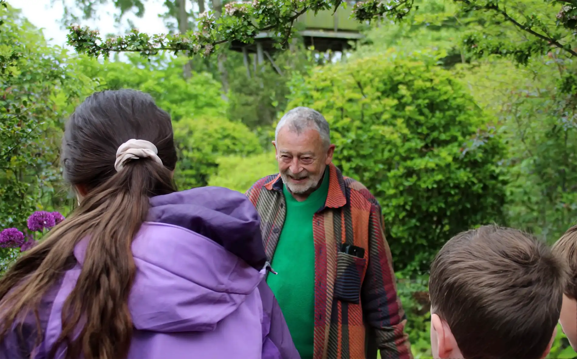 Clive Farrell at the nursery