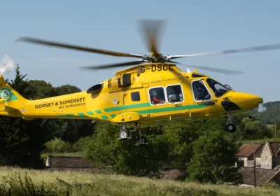The new Dorset and Somerset Air Ambulance helicopter needs a name... Picture: James Penberthy/DSAA