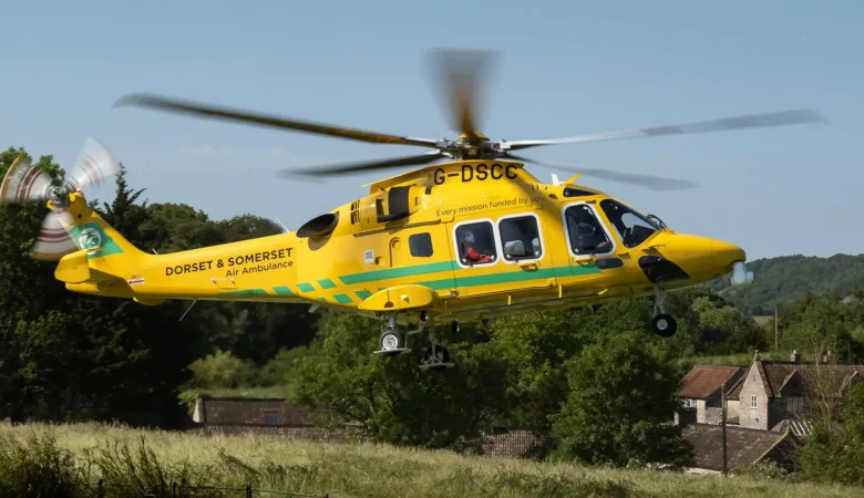 The new Dorset and Somerset Air Ambulance helicopter needs a name... Picture: James Penberthy/DSAA