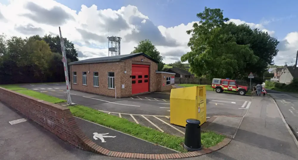 Thieves targeted Maiden Newton Fire Station between Friday and Saturday. Picture: Google