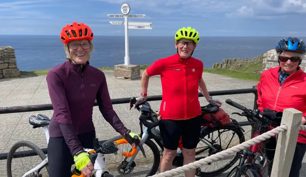 Sally at Land's End