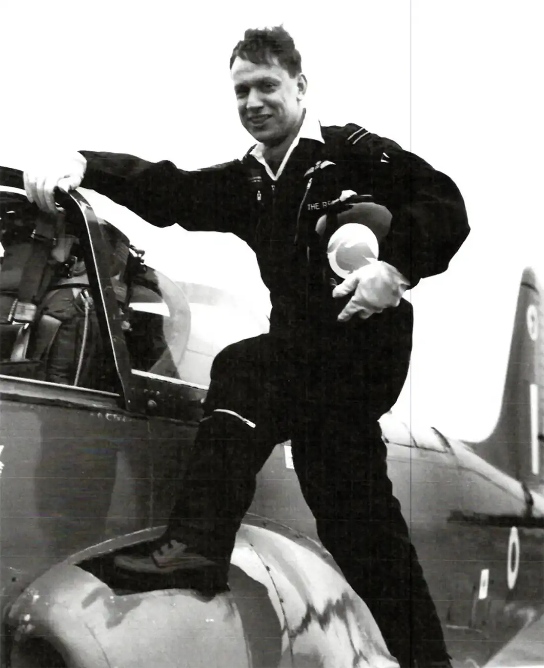 Tony during his time as an RAF pilot