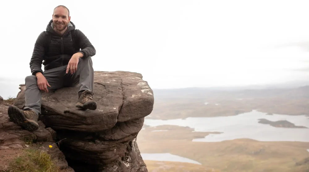 Andrew Wright, head of school at Shillingstone Primary, is swapping the classroom for the mountains