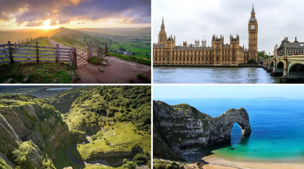 Samsung has commissioned a survey to find the best views in the UK. Pictures: Pixabay