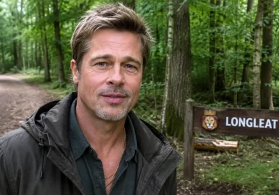 Our AI picture of how Brad Pitt ight be enjoying the scenery at Longleat... Picture: AI