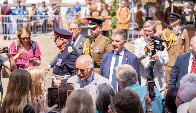 The King and Queen visited Blandford Forum, Dorset, on July 16, 2026. Pictures by the Dorset Photographer