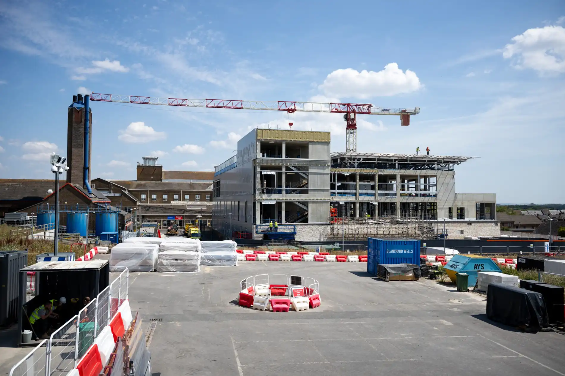 The new building is set to open at DCH next year. Picture: Finnbarr Webster