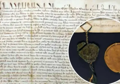 The charter, for Forde Abbey, was issued by Edward II some 700 years ago. Pictures: Dorset Council