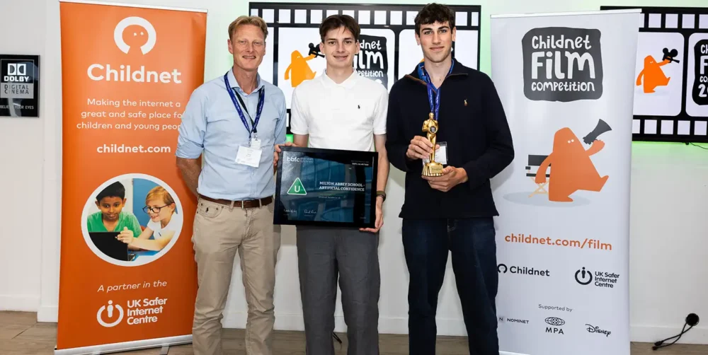The Milton Abbey film was praised by judges. Picture: Childnet International