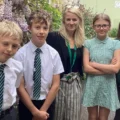Polly Hale, centre, has taken on the role of head teacher